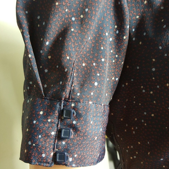 BCBGeneration Womans Dress Size 6 Navy Blue Red - Picture 5 of 7